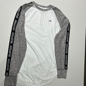 Sweater hollister gray and white
